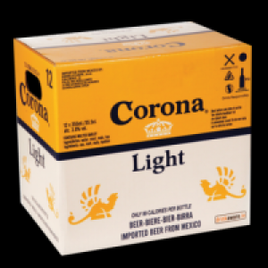 Corona Light Bottle Pack 12x355ml