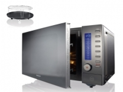 SILVERCREST KITCHEN TOOLS® 1,950W Stainless Steel Microwave