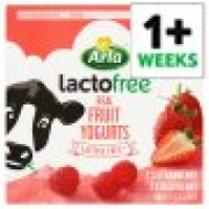 Lactofree Strawberry & Raspberry Yoghurt 4X125g 2.09&nbsp;&euro;