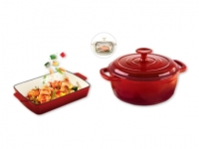 ERNESTO® Cast Iron Roasting Dish 2.2L or 2.8L