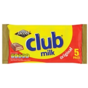 Jacobs Club Milk 5Pk 120g