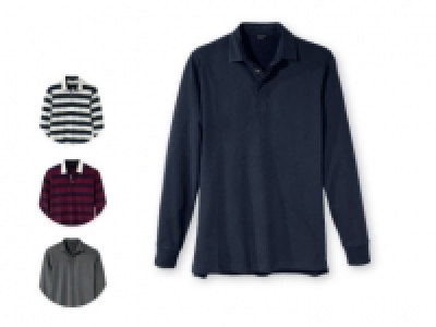 LIVERGY® Mens Long-Sleeved Polo Shirt