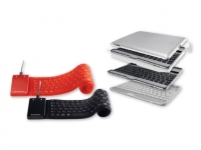 SILVERCREST® Bluetooth Keyboard Cover/Silicone Keyboard