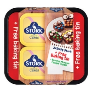 Stork Spread Tub Twin Pack Special Offer Pack 1kg