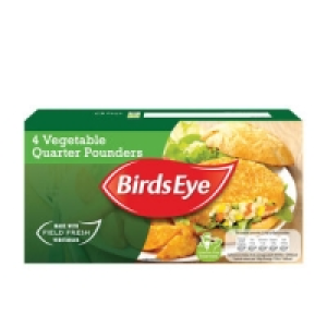 Birds Eye 4 Vegetable Quarter Pounders 454g