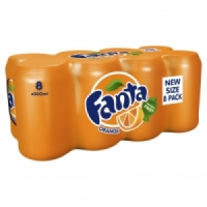 Coca Cola/Fanta/Sprite 8 Pack Cans Range