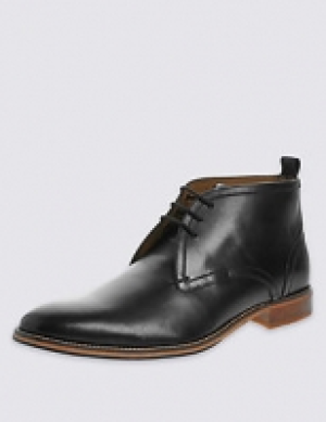 Leather Lace-Up Chukka Boots 125.00 €