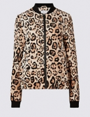 Leopard Print Bomber Jacket 70.00 €