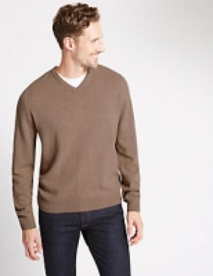 Extra Fine Pure Lambswool V-Neck Jumper 47.50 €