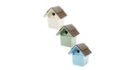 Loveheart Beach Hut Bird House