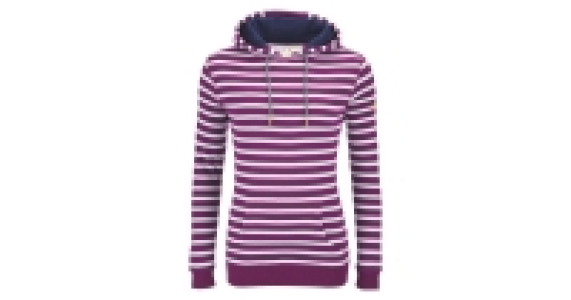 Ladies Striped Overhead Hoodie