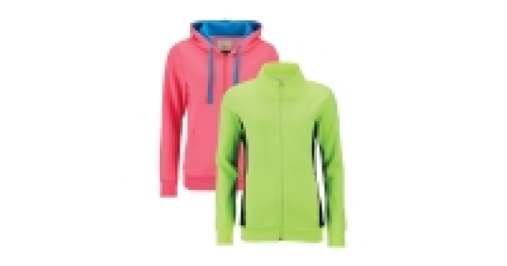 Ladies Zip-Through Sweat Top