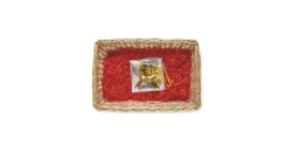 Gold and Red Light Willow Hamper