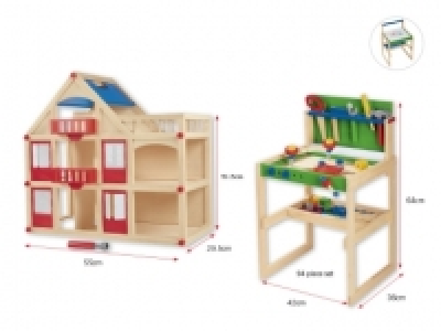 PLAYTIVE JUNIOR® Toy Workbench/ Dolls House