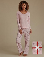 Marks and Spencer  Pure Cotton Dachshund Print Pyjamas