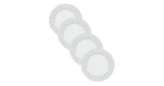 Festive Lace Dinner Plates 4 Pack