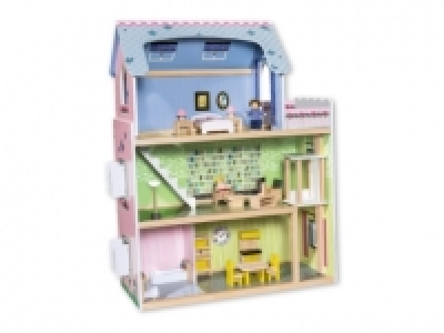 PLAYTIVE JUNIOR® Wooden Dolls House