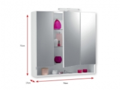 LIVARNO LIVING® Mirrored Bathroom Cabinet 79.99 €