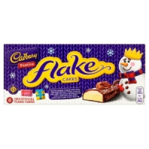 Cadburys Snowflake Cakes 6 Pack (153 Grams)