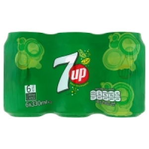 7up Cans 6 Pack (330 Millilitre)