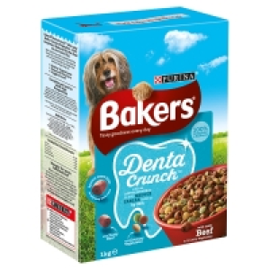 Bakers Dentacrunch Beef Dry Dog Food (1 Kilogram)