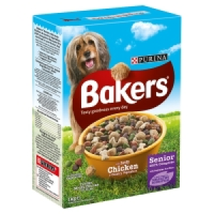 Bakers Senior Chicken, Rice and Vegetable Dry Food (1 Kilogr