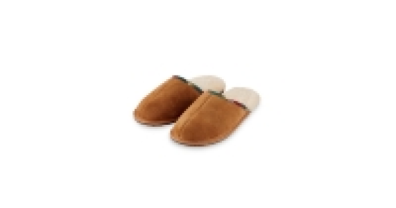 Mens Check Sheepskin Slippers 19.99 €