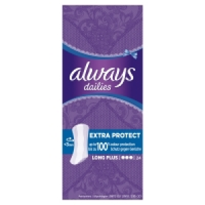 Always Dailies Liner Long Plus (24 Piece)