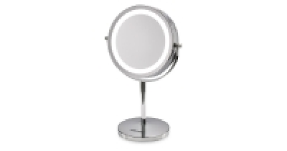 Illuminated Table Mirror