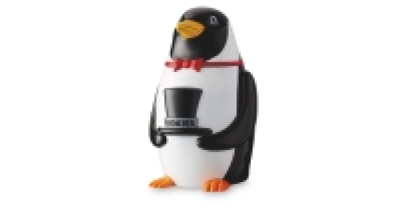 Talking Penguin Cookie Jar