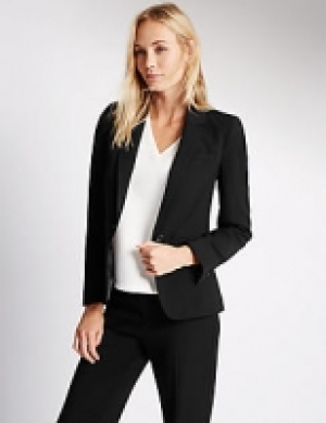 1 Button Longline Blazer