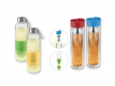ERNESTO® Drinking Bottle with Tea Strainer or Juicer