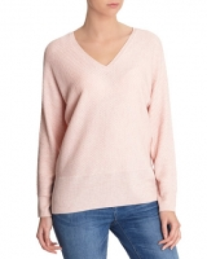 Textured V-Neck Jumper