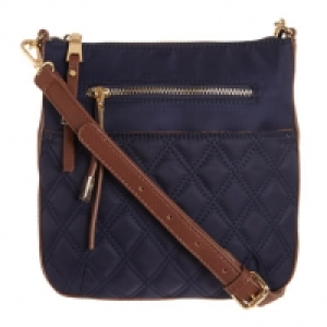Quilted Nylon Crossbody Bag