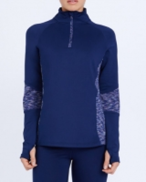 Spacedye Half Zip Top