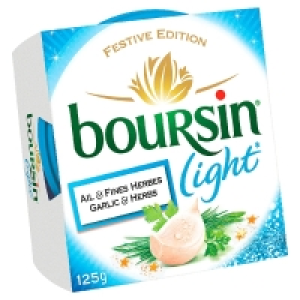 Boursin Garlic & Herb Cheese Light (125 Grams)