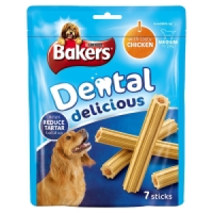 Bakers Dental Delicious Medium Dog Chicken Chews (200 Grams)