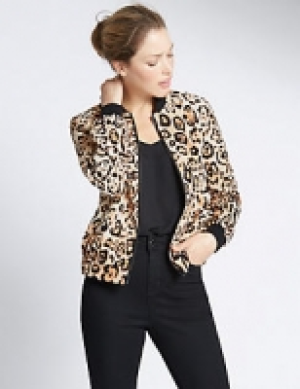 Leopard Print Bomber Jacket 30.00 €