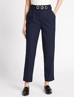 Marks and Spencer  Printed Tapered Leg Trousers