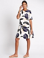 Marks and Spencer  Floral Print Half Sleeve Swing Dress