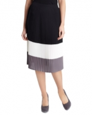 Pleated Midi Skirt