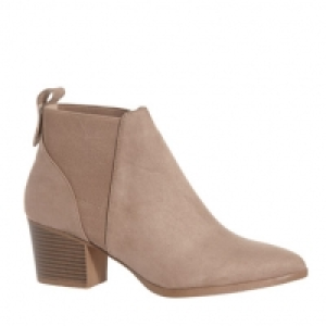 Elastic Pull On Ankle Boot