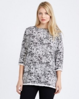 Gallery Print Fringe Top