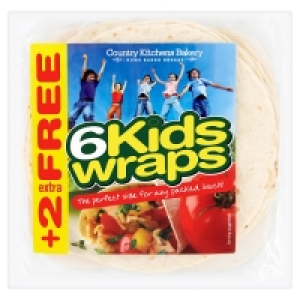 Country Kitchens 6 Kids Wraps + 2 Extra Free (320 Grams)