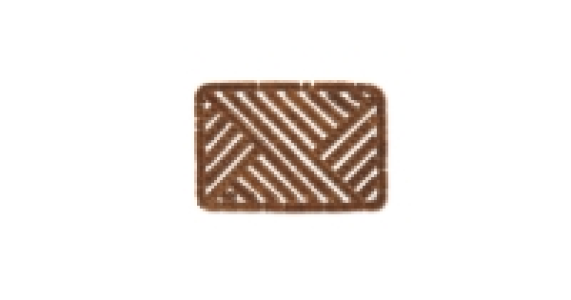 Aldi  Rectangular Wiregrate Coir Mat