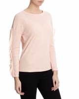 Dunnes Stores  Long-Sleeved Ruffle Top