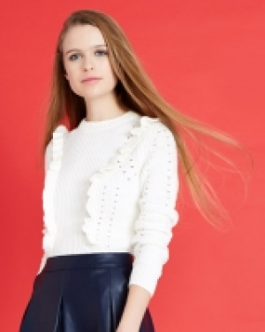 Dunnes Stores  Savida Ruffle Jumper