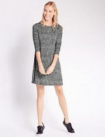 Marks and Spencer  Printed Long Sleeve Swing Dress