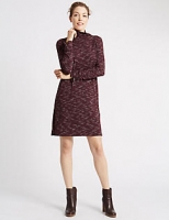 Marks and Spencer  Printed Long Sleeve Shift Dress