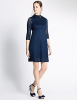 Marks and Spencer  Lace 3/4 Sleeve Swing Dress